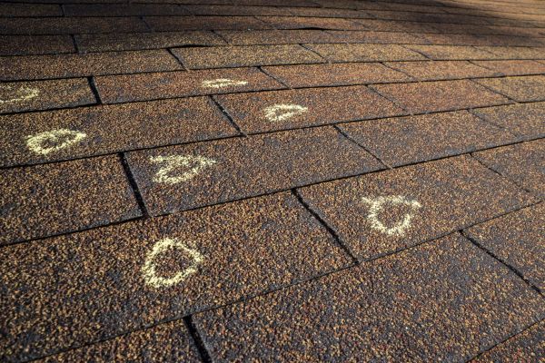 Hail Damage Roof Inspection in Enfield